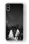Two Ghost Design Printed Transparent Case Compatible with iPhone XS Max