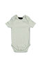 Unisex Baby Green Color Snap Fastener Bodysuit