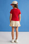 QUARTZ-GRM24021 95% cotton 5% elastic girl's tshirt Red T-Shirt - 6