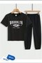 Boys/Girls'' BROOKLYN'' Printed T-Shirt-Sweatpants Set
