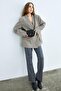 Black Women's Flap Crossbody Bag - 6