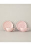 Fiore New Bone China 4-Piece 2-Person Coffee Cup Set Powder - 2