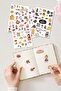 Sticker Set, 500 Labels, 16 Pages Sticker Book, Agenda, Bullet Journal, Diary, Laptop, Phone - 4