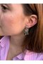 Bym110 Ethnic Pattern Handmade Women's Steel Earrings - 2