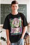 Oversize Demon Slayer Mitsuri Printed T-Shirt, Unisex Anime Printed T-Shirt - 2
