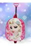 Kindergarten Wheeled 3D Printed Princess Girl Character Nursery School and Backpack - 6