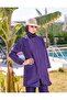 Fully Covered, Water Repellent, Quick Drying, Side Adjustable Zippered Hijab Swimsuit - 2