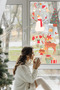 New Year Sticker Set, Aesthetic Christmas Ornament, New Year Decoration, Door, Wall and Glass Decoration Sticker - 4