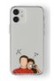 حافظة شفافة مطبوعة بتصميم My Sipderman متوافقة مع هاتف iPhone 12 Mini