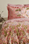 Pasares 100% Cotton Single Duvet Cover Set Pink - 3