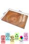 Glass Cutting Board, Chopping Board, Natural Wood Pattern, Thick and Tempered Unbreakable Glass, 21*30cm - 2