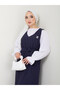 Women's Striped Gilet Dress - 4