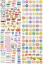 Minimal Sticker Set - 260 Pieces Minimalist Sticker - Mobile Phone, Notebook, Agenda, Water Bottle Sticker