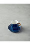 Axel New Bone China 4 Piece 2 Person Coffee Cup Set Navy Blue - 3