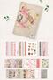 Vintage Journal Notebook Set, Vintage Notebook Pink, 27 Vintage Papers, 30 Vintage Stickers