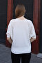 Round Neck Half Bat Sleeve Openwork Hole Detailed Summer Roomy Stylish Knitwear Blouse - 2