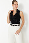 Black Collar Detailed Knitted Poplin Body Tprss24Bd00019 - 2