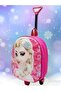 Kindergarten Wheeled 3D Printed Princess Girl Character Nursery School and Backpack - 5