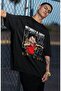 Oversize Version 5 Monkey D. Luffy Printed T-shirt, Unisex Anime Printed T-shirt - 2