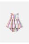 Baby Girl Plaid Diaper Cover Dress Pink 1835 - 3