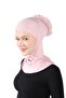 Large Hijab with Bun - St124 Powder (7812413) - 2