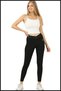Sports Leggings - Black - Normal waist - 4