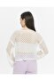 Knitical Bolero Knit Black Crop Blouse Openwork Knitwear Knitted - 6