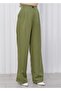 Women's High Waist Palazzo Trousers Light Green - 6