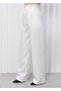 Women's High Waist Palazzo Trousers White - 5