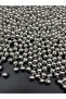 10mm World Model Silver-Nickel Color CCB Metallized Plastic Beads, Jewelry, Bag Beads (100g, ~190 Pieces) - 5