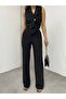 Double-breasted Vest and High Waist Trousers Set - Striped ZYN-58659 - 5
