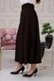 Women's Metal Accessory Detailed Seasonal Flared Hijab Skirt 2054/90 - 4