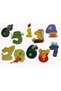 Wall Decoration Sticker Colorful Numeral PVC 33x48 cm XFG062 - 7