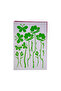 Wall Decoration Sticker Floral Transparent Film PVC 33x48 cm XFG031 - 7