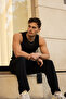 Men's Black Weightlifting Collar Ribbed Sportsman Lycra Singlet
