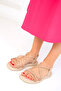 Beige Women's Sandals 19157 - 4