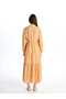 LCW Modest Shirt Collar Print Long Sleeve Women's Dress - 4