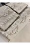 100% Cotton Satin Embroidery Embroidered Duvet Cover Set - Double / 6 Pieces // |   Luxury Quality / Elegance - 4