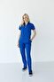 Women's Zippered Lycra Surgical Nurse Doctor Suit - 2