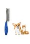 BUFFER® Hair Lightener Cat Dog Comb Single Sided Metal Gear Pet Grooming Brush