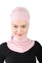 Large Hijab with Bun - St124 Powder (7812413)