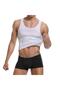 Platinum Gynecomastia Men's Corset Athlete Belly Waist Chest Area Recovery Upright Posture - (WHITE) - 2