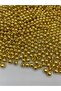 8mm World Model Gold-Colored CCB Metallized Plastic Beads, Bag Beads (50g, ~180 Pieces) - 2