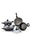 Titan 7 Piece Granite Cast Cookware Dowry Set - 6