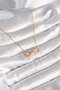 316L Steel Gold Color Chain Zircon Stone Infinity Model Women's Necklace - 2