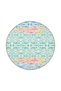 Geometric Light Green Sweet Flower Woven Base Carpet Miravip1067 - 4