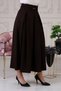 Women's Metal Accessory Detailed Seasonal Flared Hijab Skirt 2054/90 - 5