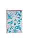Wall Decoration (Sticker) Blue Butterfly Transparent Film PVC 48x33x0,5cm - 5