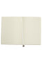 Smyth Patent Leather Flexible Cover Striped Notebook, 14.8x21 cm - Coral - 3