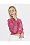 Knitical Bolero Knit Cream Crop Blouse Openwork Knitwear Knitted - 3